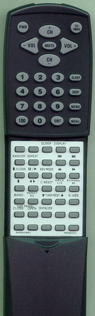 PANASONIC RAKRX416WH Replacement Remote