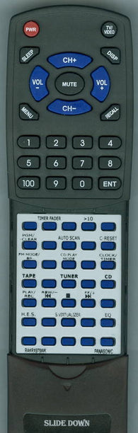 PANASONIC RAKRX979WK Replacement Remote
