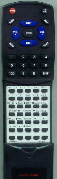 PANASONIC RAK-SA502E Replacement Remote