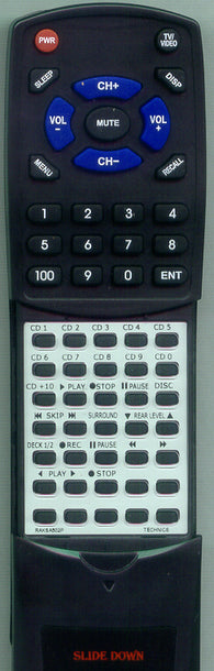 PANASONIC RAKSA502E Replacement Remote