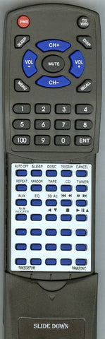 PANASONIC RAKSC957WK Replacement Remote