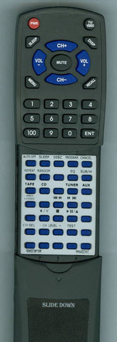 PANASONIC RAK-SC961WK Replacement Remote