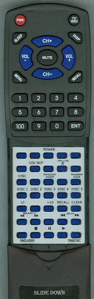 PANASONIC RAKSL405WH Replacement Remote
