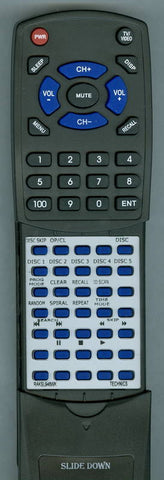 PANASONIC RAKSL142WH Replacement Remote