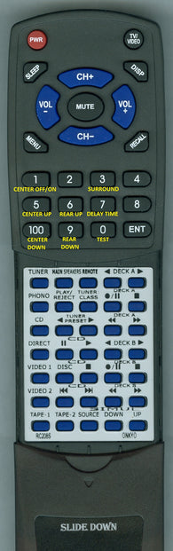 ONKYO--INSERT RC-208S Replacement Remote