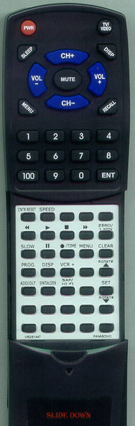 PANASONIC PVS4670 Replacement Remote