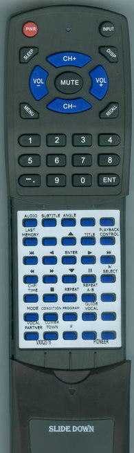 PIONEERBM RTVXX2576 Replacement Remote