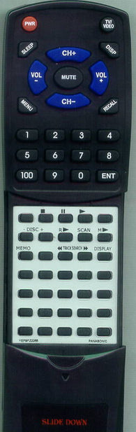 PANASONIC RM600 Replacement Remote